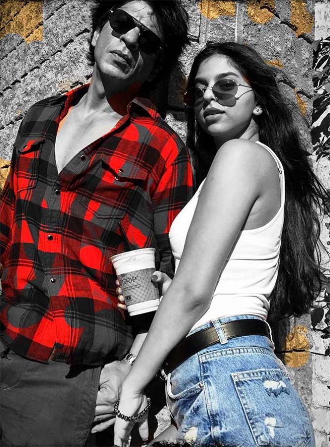 Shah Rukh Khan and Suhana