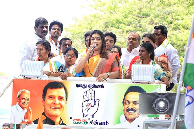 Apsara Reddy on campaign trail in Tamil Nadu