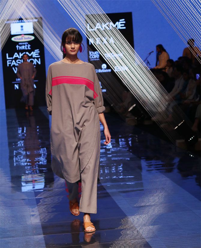 Sumeet Vyas walks for Three at Lakme Fashion Week