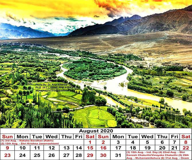 Arun Khanna's travel inspired e-calendar for 2020