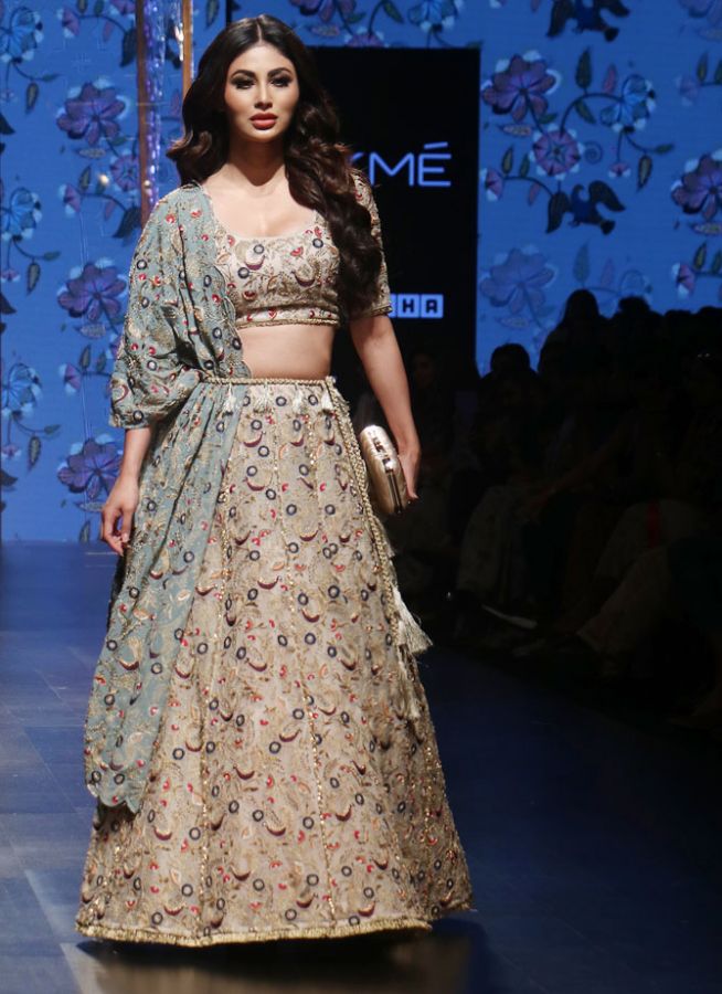 Mouni Roy walks for Payal Singhal