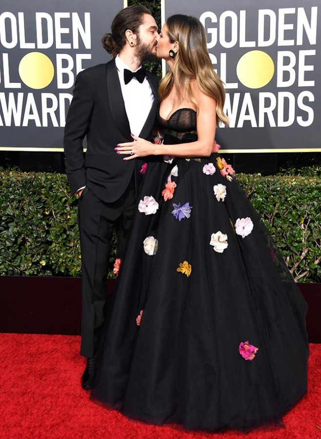 Tom Kaulitz and Heidi Klum at Golden Globes 2019
