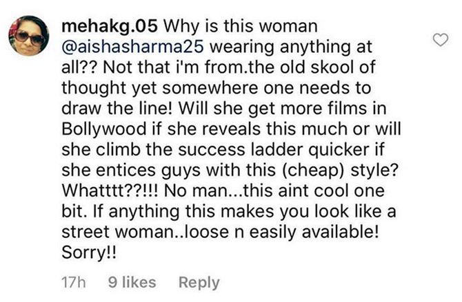 Comments on Aisha Sharma's picture