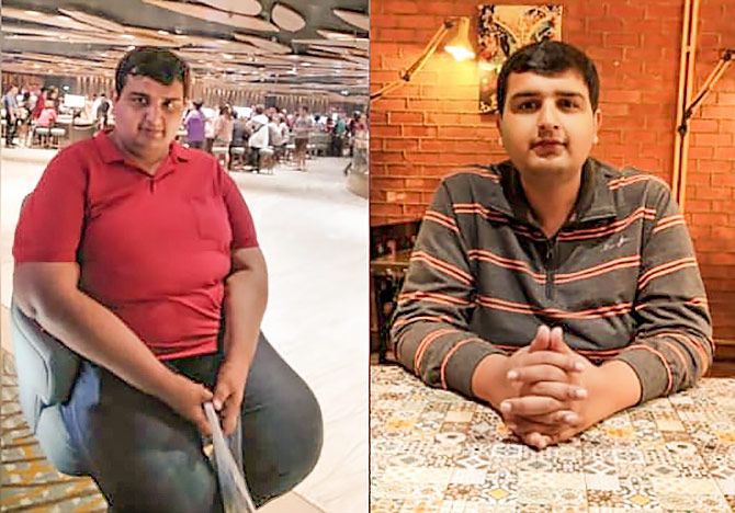 How Amit Singh lost  35 kg in 8 months