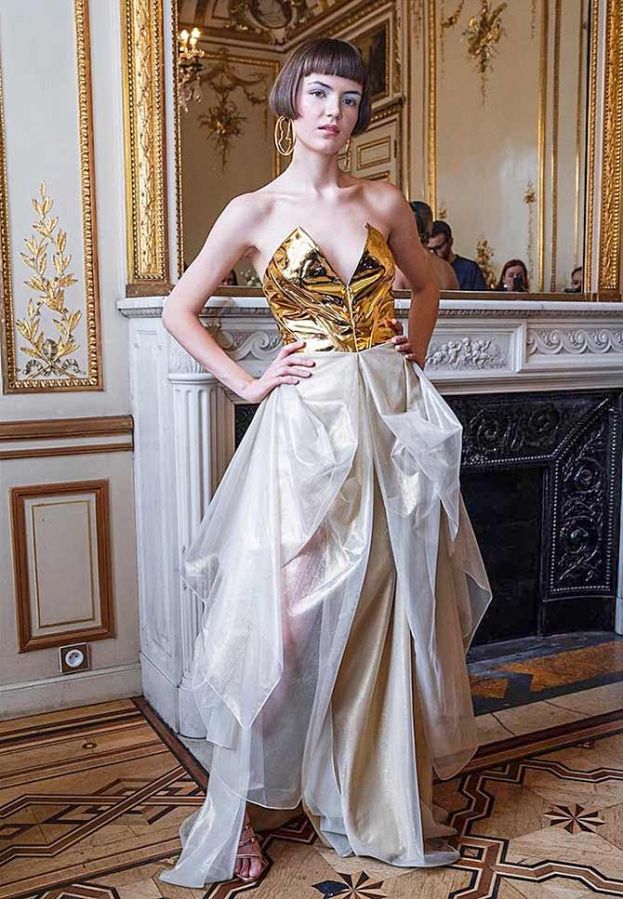 Adaa Mallick at Paris fashion week