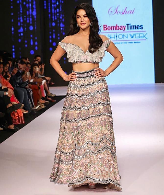 Sunny Leone walks at Bombay Times Fashion Week 2019