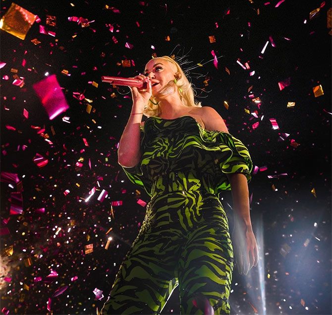 Katy Perry performs at One Plus Music Festival