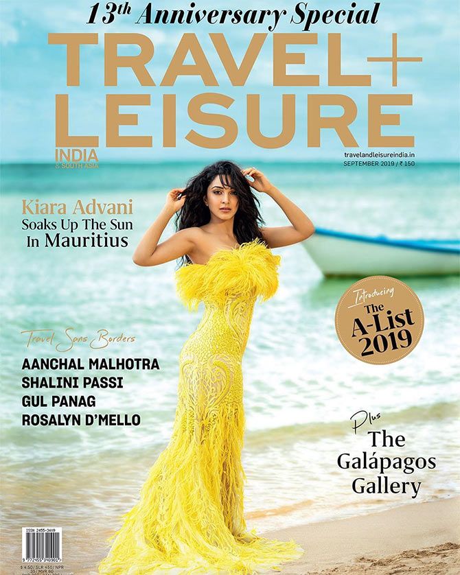 Kiara Advani on Travel and Leisure magazine cover