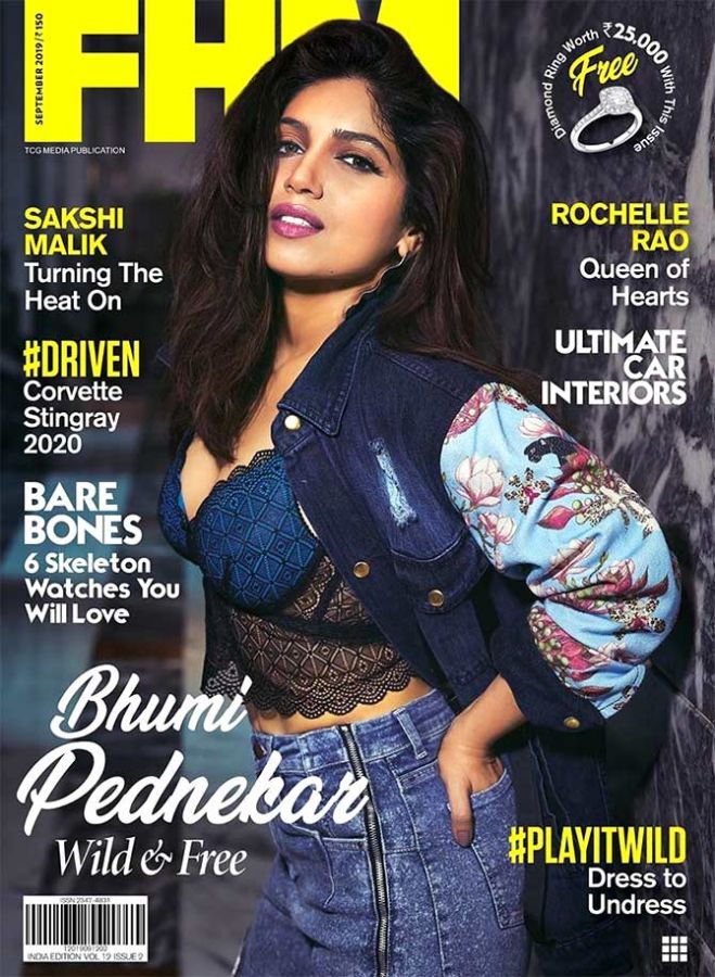 Bhumi Pednekar on FHM cover