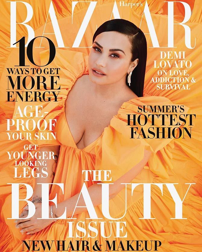 Demi Lovato on Harper's Bazaar May issue