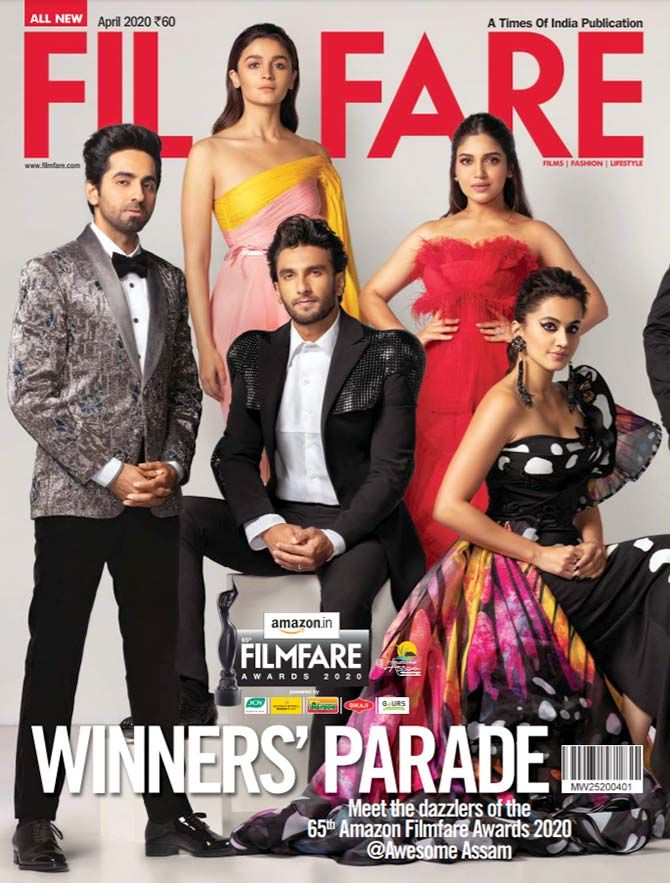 Ayushman, Alia, Ranveer, Bhumi, Tapsee on Filmfare cover