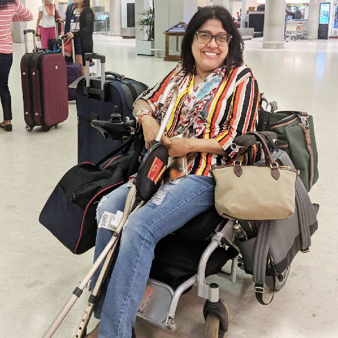 Wheelchair Bound She S Travelled Solo To 58 Countries Rediff