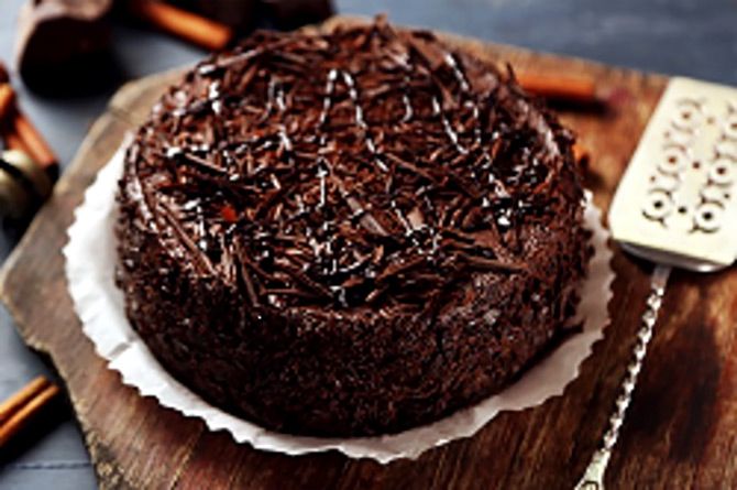 Microwave chocolate cake