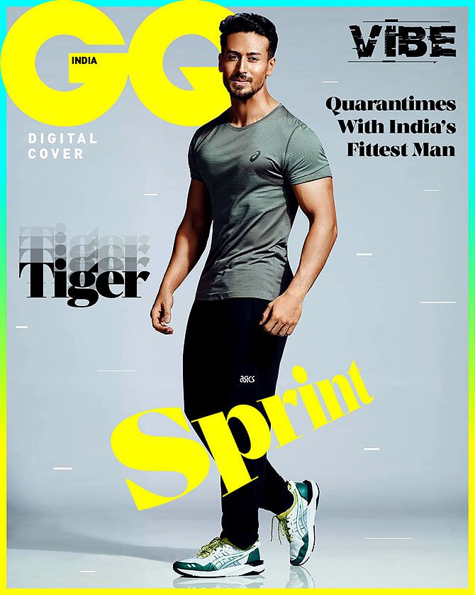 Tiger Shroff is on the cover of GQ magazine's May 2020 cover