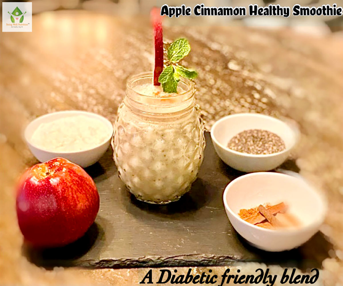 Apple Cinnamon Healthy Smoothie