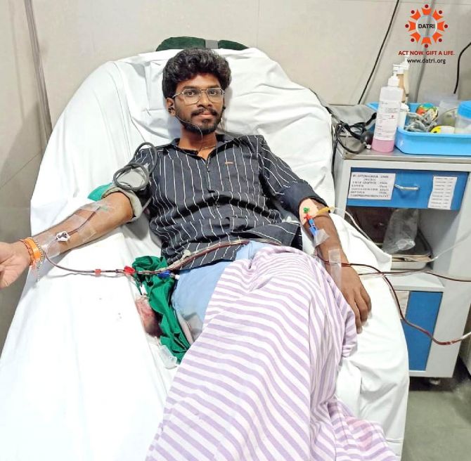 Stem cell donor Harish was a match for a 3 year old kid