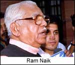 India's Petroleum and Natural Gas Minister Ram Naik
