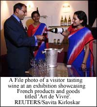 Demand for good wine grwoing in India