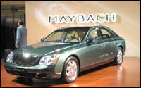 Luxury sedan Maybach. Getty Images.