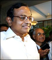 Finance Minister P Chidambaram. Photo: Jewella C Miranda