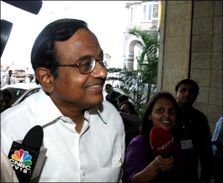 Finance Minister P Chidambaram. Photo: Jewella C Miranda 