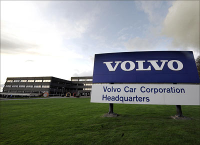 The headquarters of car manufacturer Volvo in Gothenburg, Sweden