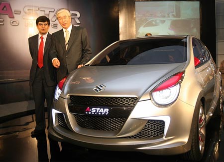 The Maruti A-Star. | Photograph: AFP/Getty Images