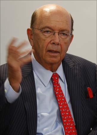 Wilbur Ross, chairman and chief executive officer of WL Ross & Co. | Photograph: Brendan McDermid/Reuters