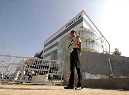 The head office of Satyam Computer Services in Hyderabad.