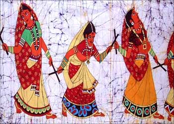 Dancing girls of Gujarat.