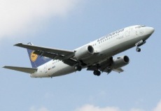 A Lufthansa flight