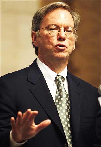 Google Executive Chairman Eric Schmidt.