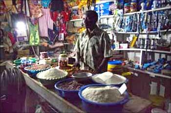 Nova lights up a shop in Tanzania.