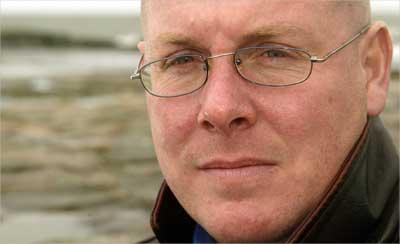 Britain's Nick Leeson stands on the shore of Galway Bay. | Photograph: Paul McErlane/Reuters