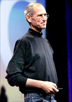 A smiling Steve Jobs