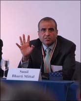 Bharti chief Sunil Mittal. Photograph: Rediff Archives