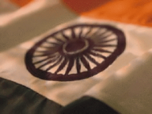 The Indian flag