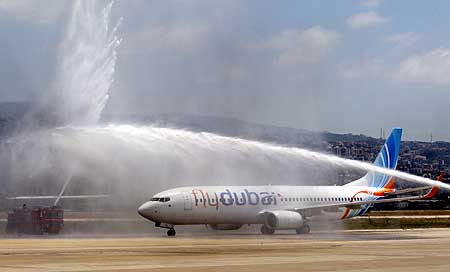 Flydubai, the first passenger flight of Dubai's first low cost carrier.