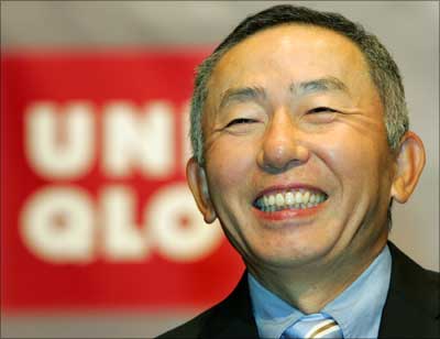 Japan's casual wear chain Fast Retailing Co. chairman and CEO Tadashi Yanai. | Photograph: Issei Kato/Reuters