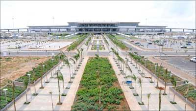 Rajiv Gandhi International Airport in Hyderabad