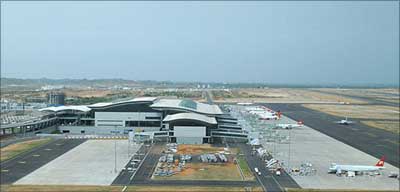 Rajiv Gandhi International Airport in Hyderabad