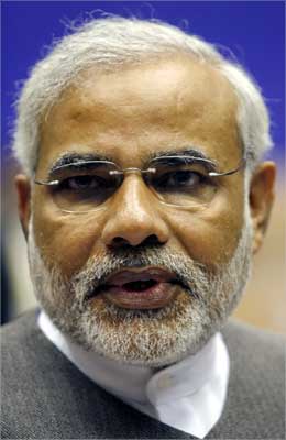Gujarat Chief Minister Narendra Modi. | Photograph: B Mathur/Reuters