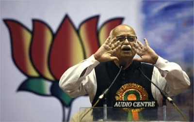 Bharatiya Janata Party leader L K Advani. | Photograph: Jayanta Shaw/Reuters