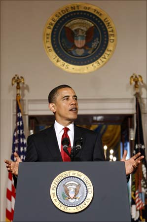 US President Barack Obama speaks about tax reform at the White House in Washington on May 4.