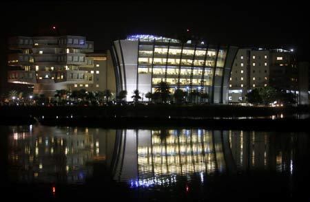 A view of Bhagmane Tech Park in Bangalore.