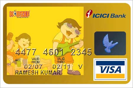 One of ICICI's many credit cards.