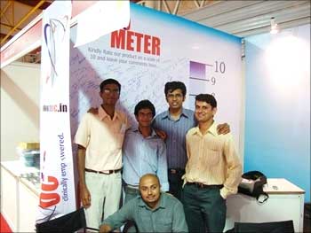 Naabo Team: Aditya, Abhinav, Shashank, Prasanna, Manoj (Lto R).