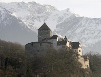 A general view shows Vaduz Castle in Liechtenstein's capital Vaduz.