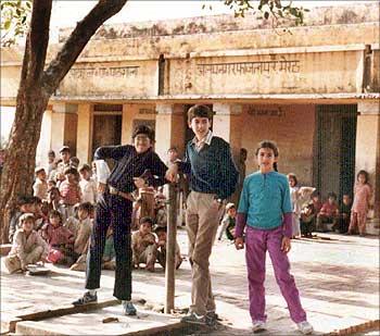 Aneesh Chopra (L); cousin Ravi Chopra (C); cousin Anju Chopra (R)