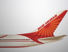 An Air India flight